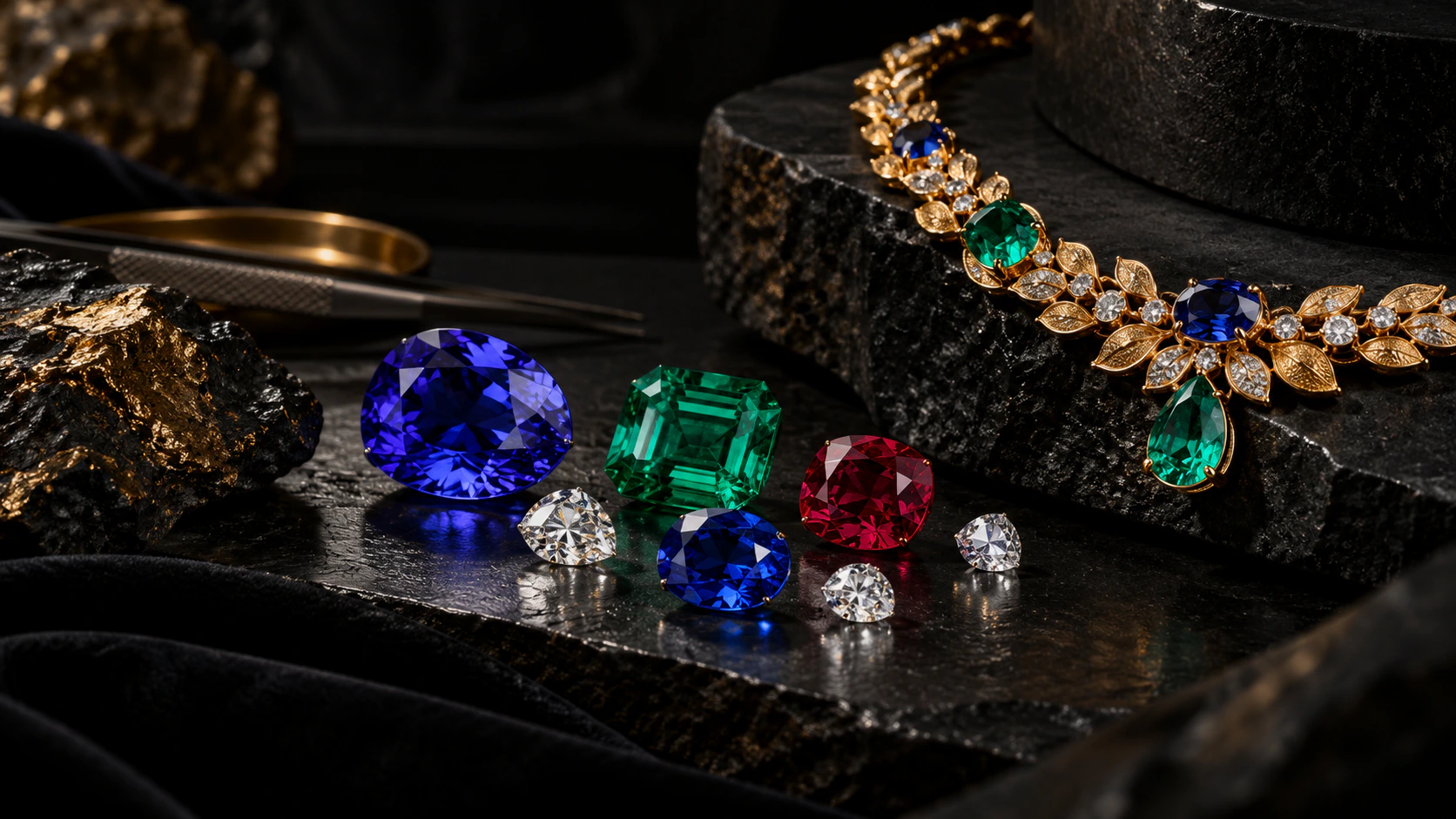 Luxury loose gemstones and fine jewellery by Bijouterie Mauri-Siam