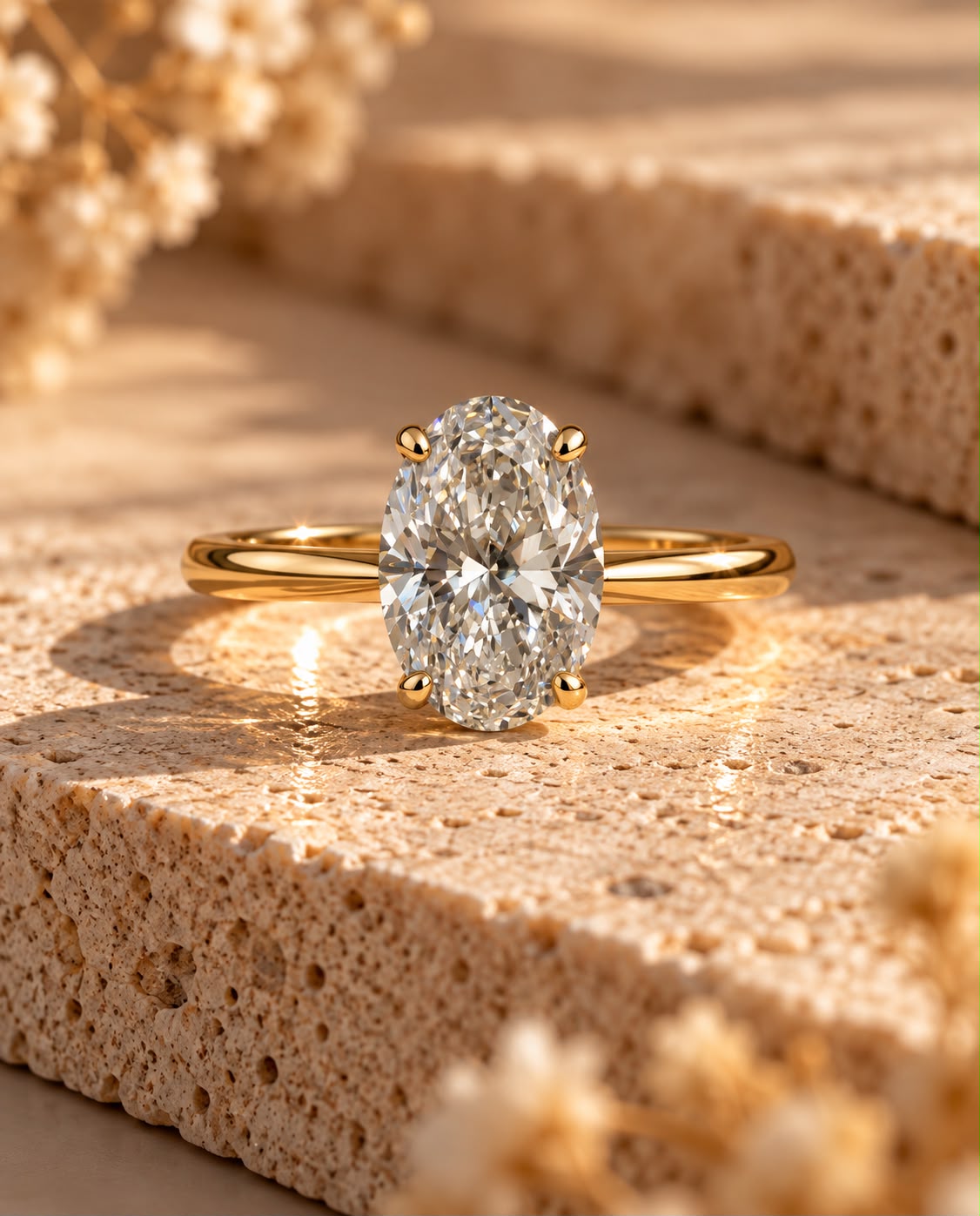 Oval Lab-Grown Diamond Solitaire