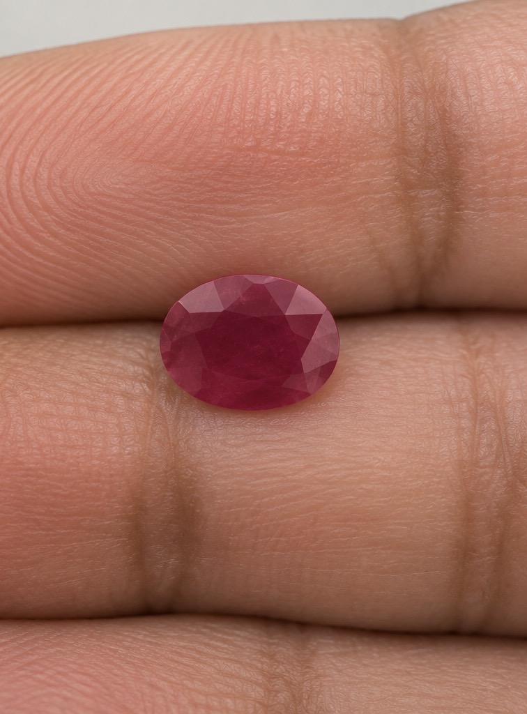 Oval Ruby · 11×9 mm — photograph 2