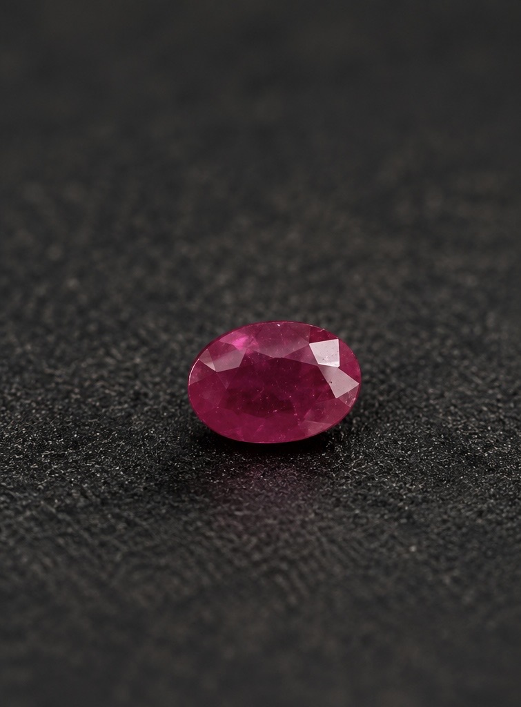 Oval Ruby · 5×3 mm — photograph 1