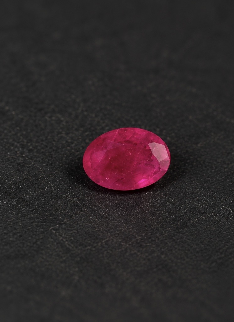Oval Ruby · 5×4 mm — photograph 1