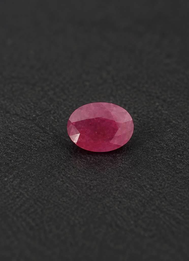 Oval Ruby · 8×6 mm — photograph 1