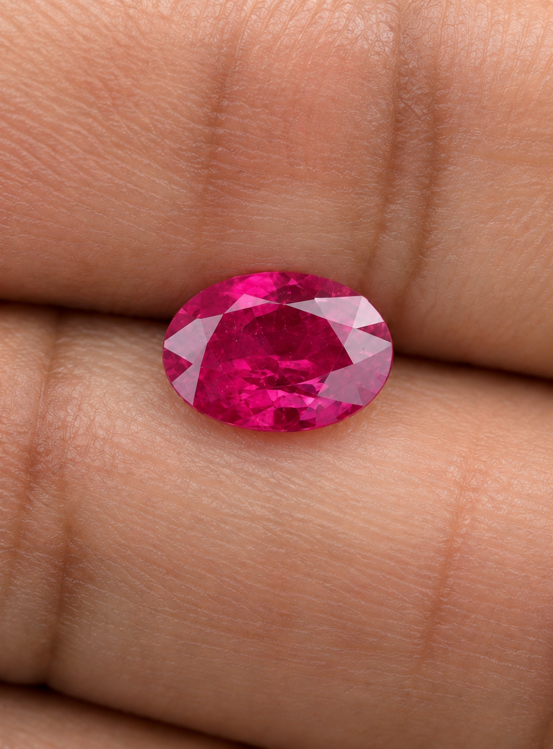 Oval Ruby · 9×7 mm — photograph 2