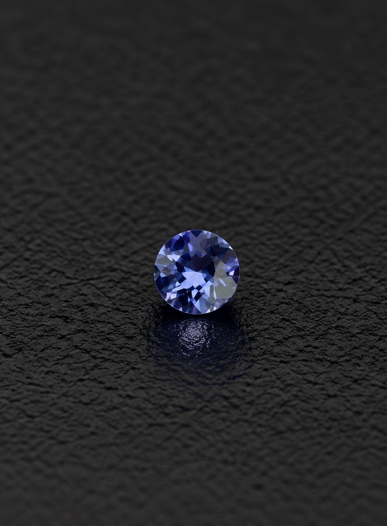 Round Tanzanite · 4 mm — photograph 1