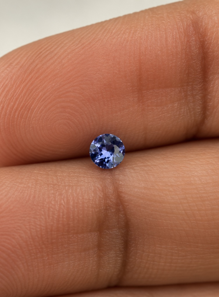 Round Tanzanite · 4 mm — photograph 2