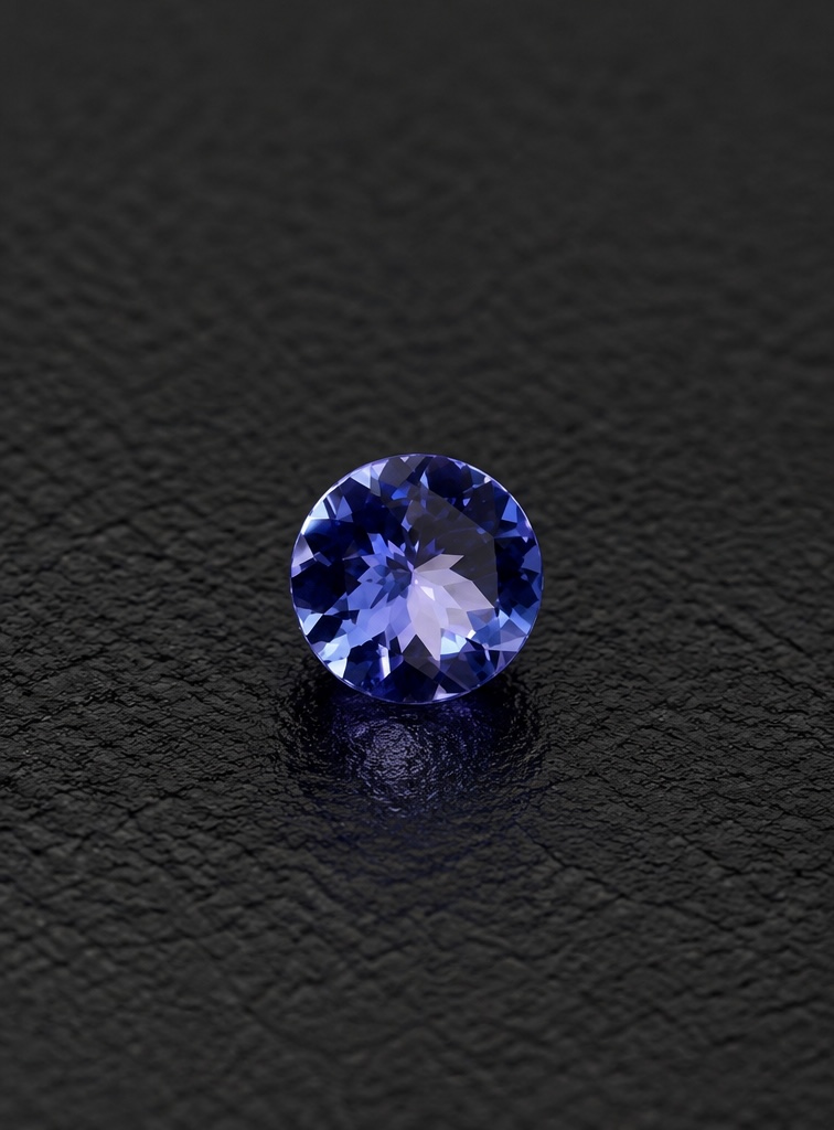 Round Tanzanite · 6.5 mm — photograph 1