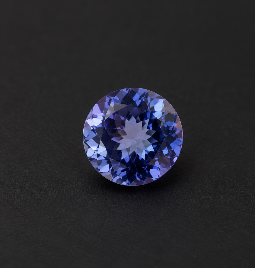 Round Tanzanite · 6 mm — photograph 1