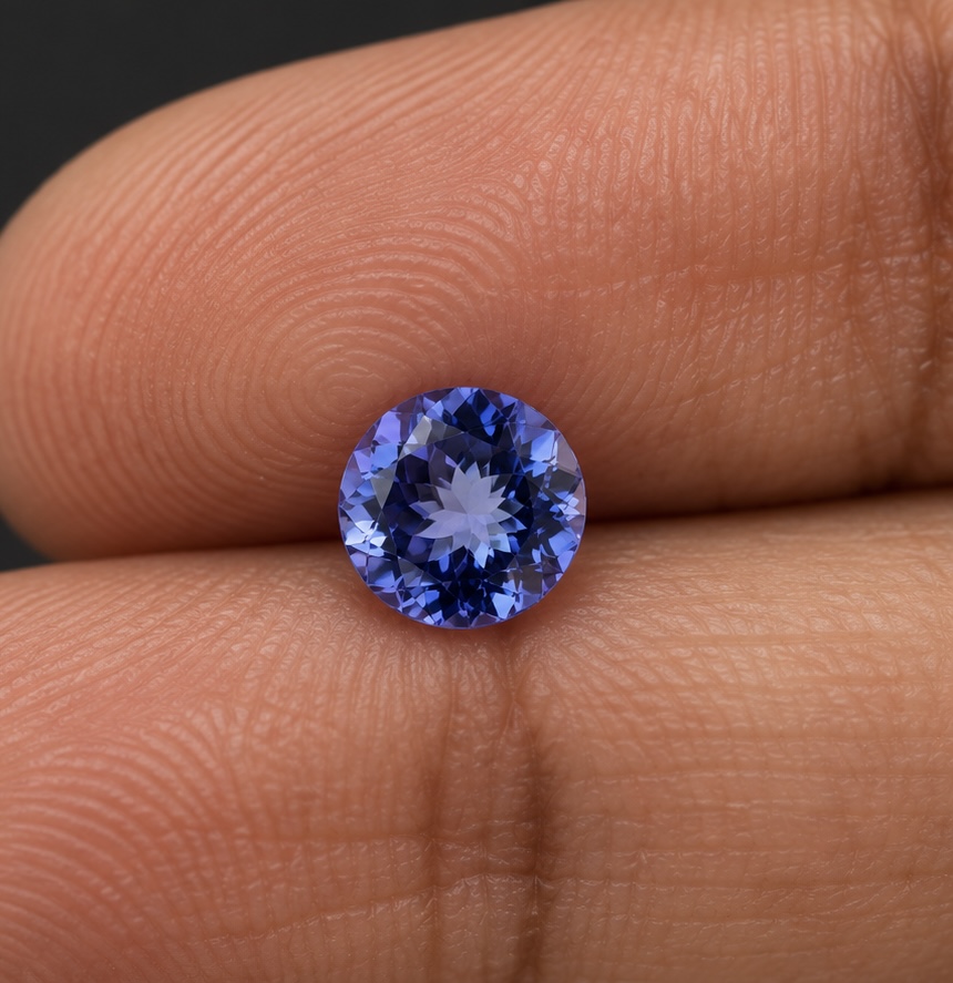Round Tanzanite · 6 mm — photograph 2