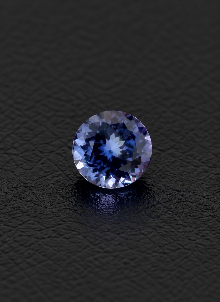 Round Tanzanite · 7.5 mm — photograph 1