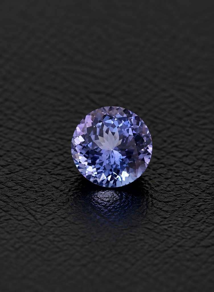 Round Tanzanite · 8.5 mm — photograph 1